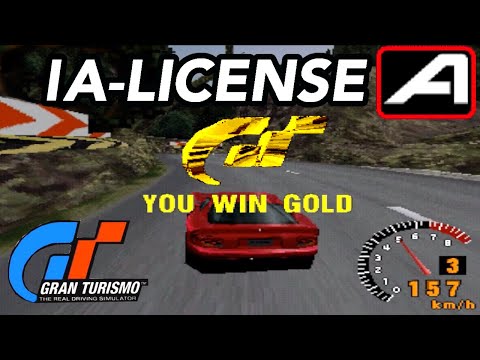 Gran Turismo 1 (PAL) - All Gold License Tests // IA-License [HD]