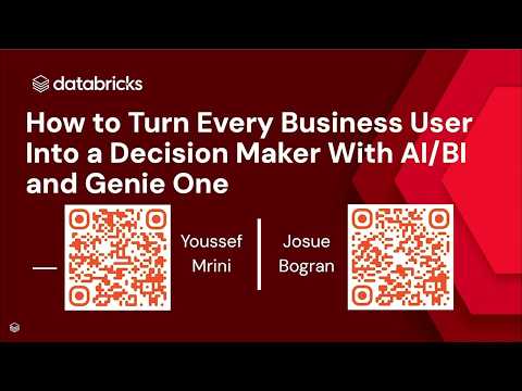 Watch: How to Turn Every Business User Into a Decision Maker With AI/BI and Genie