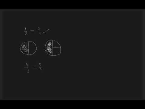 Fracții echivalente