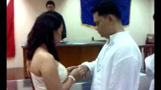 preview picture of video 'Alagon-Estrada Civil Wedding (12-18-08)'