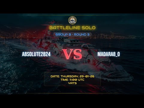Battleline Solo || Group B || Round 3 || abs0lute2824 vs madara8_0 ||Match 1