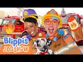 Blippi The Firefighter Hero Can He Save T A B B S Blippi S Job Show
