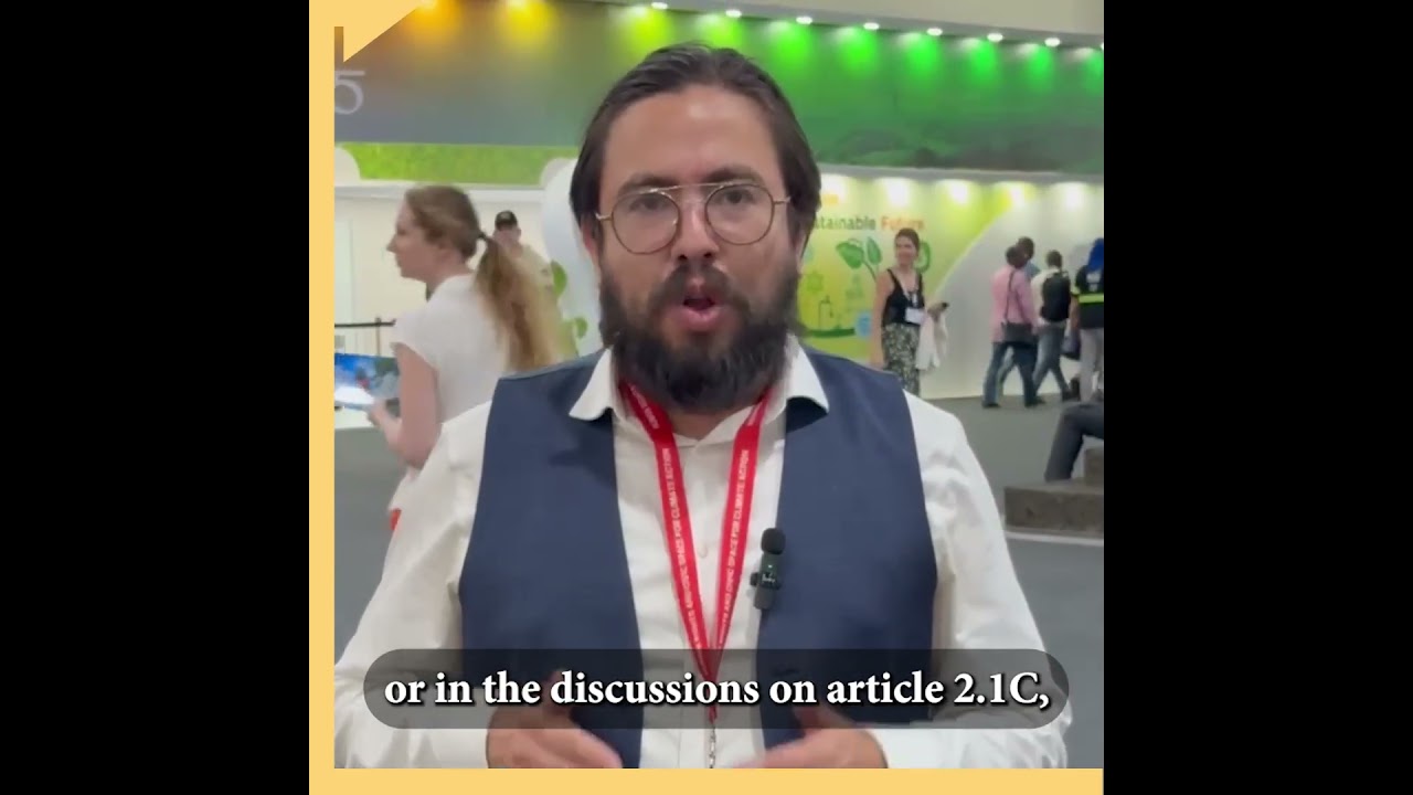 Tax Justice Minute: Sergio Chaparro at #COP30