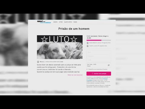 Abaixo-assinado pede prisão do homem que matou cadela