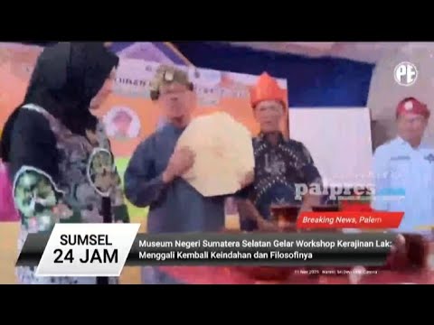 Museum Negeri Sumatera Selatan Gelar Workshop Kerajinan Lak
