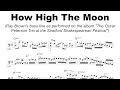 How High The Moon - Ray Brown's bass line TRANSCRIBED (follow ➝ Read ➝ PLAY along)
