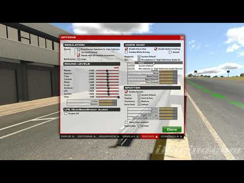 IRacing sound tutorial and microphone set up