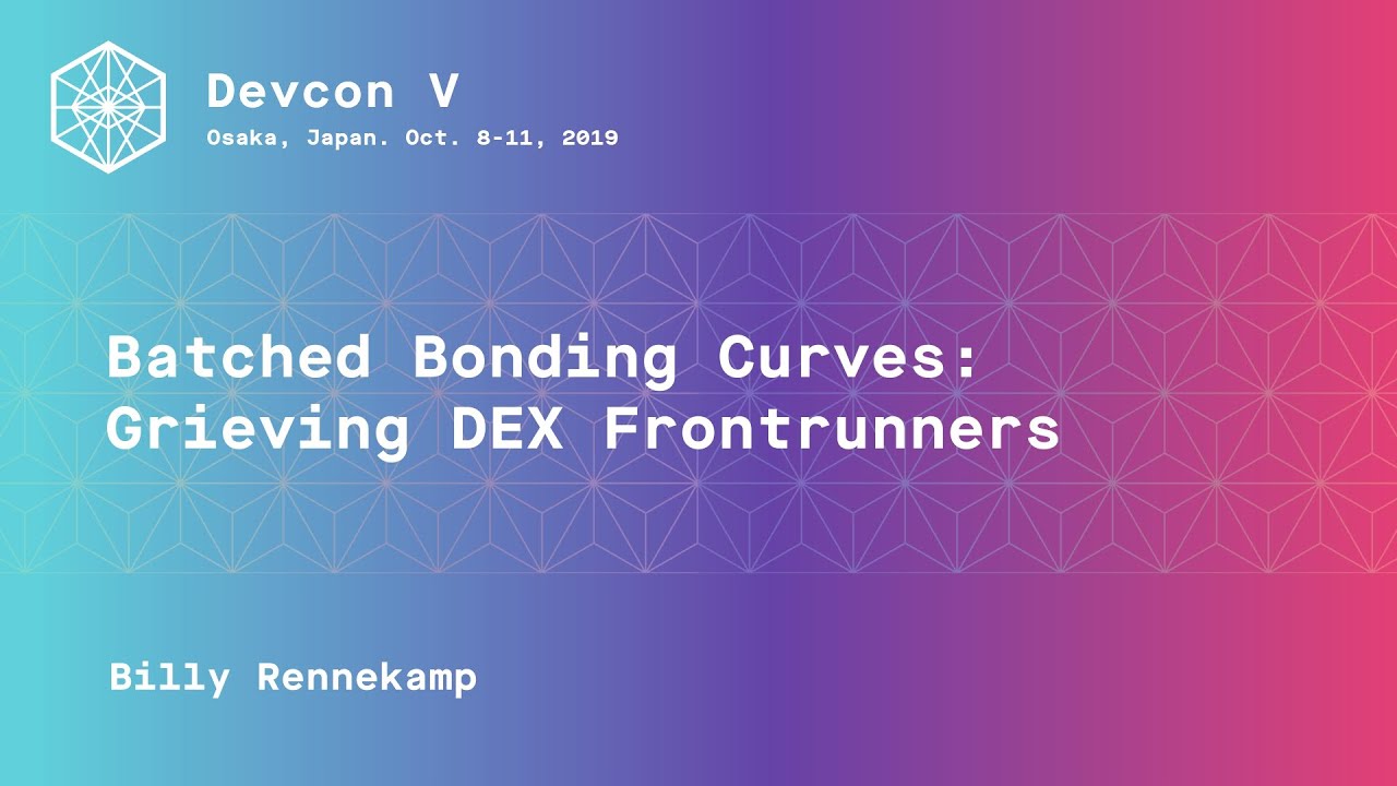 Batched Bonding Curves: Grieving DEX Frontrunners preview