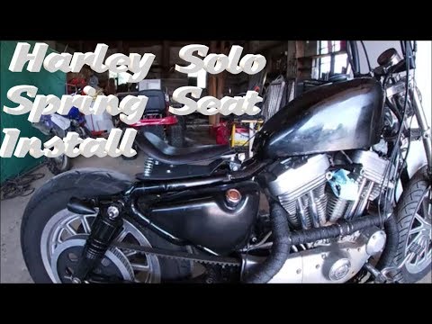 Harley Solo Spring Seat Install