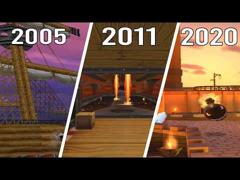 Mario Kart Series - All Airship Fortress Tracks (2005 - 2020)