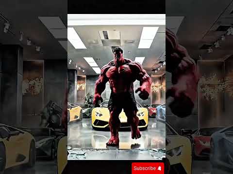 Annem İçin Lamborghini Çaldım! (Red Hulk Aksiyon) 🏎️💥