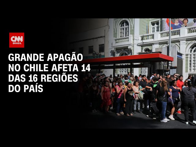 Grande apagão no Chile afeta 14 das 16 regiões do país | CNN ARENA