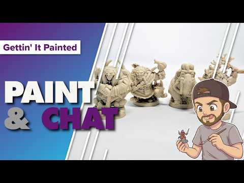 Endless Winter Paleoamericans Miniature Speed Painting Live Stream and Chat | Painting for Charity