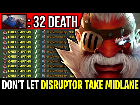 DON'T MESS WITH SUPPORT - MIDLANE DISRUPTOR BULLYING OGRE MID by Goodwin 7.26 | Dota 2