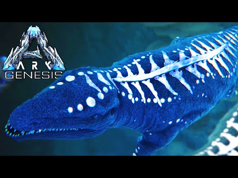 [24] X-Mosasaur Hunting! (ARK Genesis Gameplay)