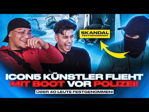 SKANDAL FLÜCHTET VOR POLIZEI AUF BOOT 😂 (Über 40 Leute festgenommen) | Icon 5