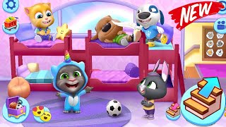 Download lagu My Talking Tom Friends (iOS, Android) Gameplay Walkthrough (Outfit7) - HD | Mini Games mp3