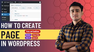 How to Create a Page in WordPress - WordPress Tutorial for Beginners in Hindi