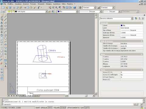 Video Corso Autocad 2004 Entry Level Parte 2   Lezione9 - Clip 074 di 101 - Salviamo il layout