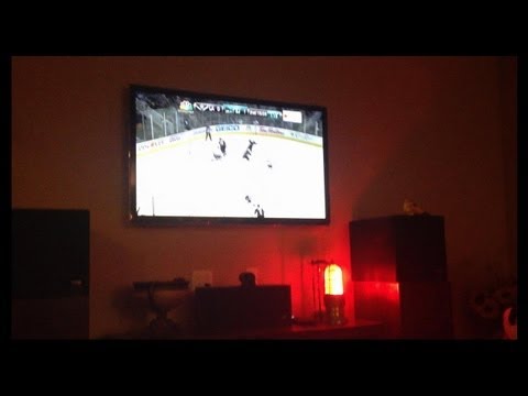 Budweiser Red Light in action! Go Sharks!!!