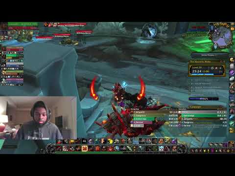 Fury Warrior Pushing Necrotic Wake Mythic 20+! 10.6k DMG! w/ Xvengence! 9.1 WoW Shadowlands