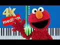 Sesame Street Elmo S Song Medium Piano Tutorial