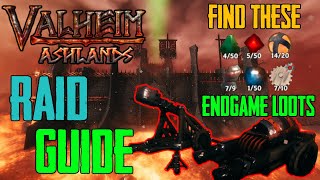 Find Molten Cores, Jade, Bloodstone, Charred Cogs, Bell Frags & Iolite! Valheim Ashlands Raid Guide!