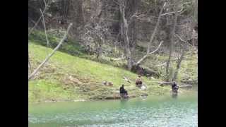 preview picture of video 'Peisaj superb de primavara pe lacul Maneciu'