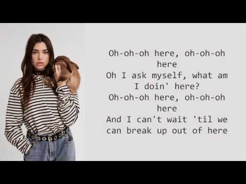 Dua Lipa - Here (Alessia Cara Cover) (lyrics)