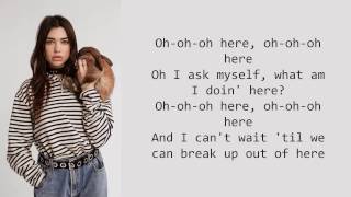 Dua Lipa - Here (Alessia Cara Cover) (lyrics)