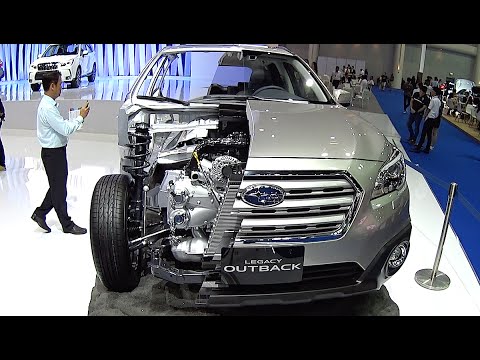 All new 2016, 2017 Subaru Legacy Outback How it Made, look inside