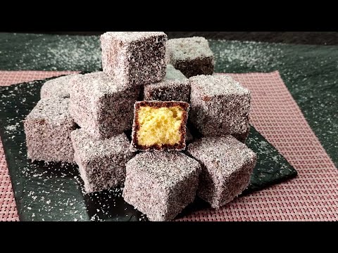 Najnježniji poznati LAMINGTONI! Savršen recept! Brzo, jednostavno, ukusno, jeftino