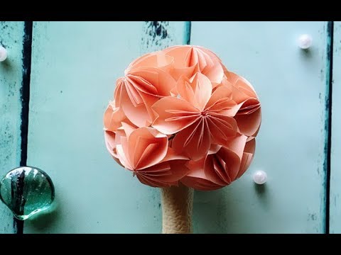 ABC TV | How To Make Origami Paper Flower With Shape Punch - Craft Tutorial