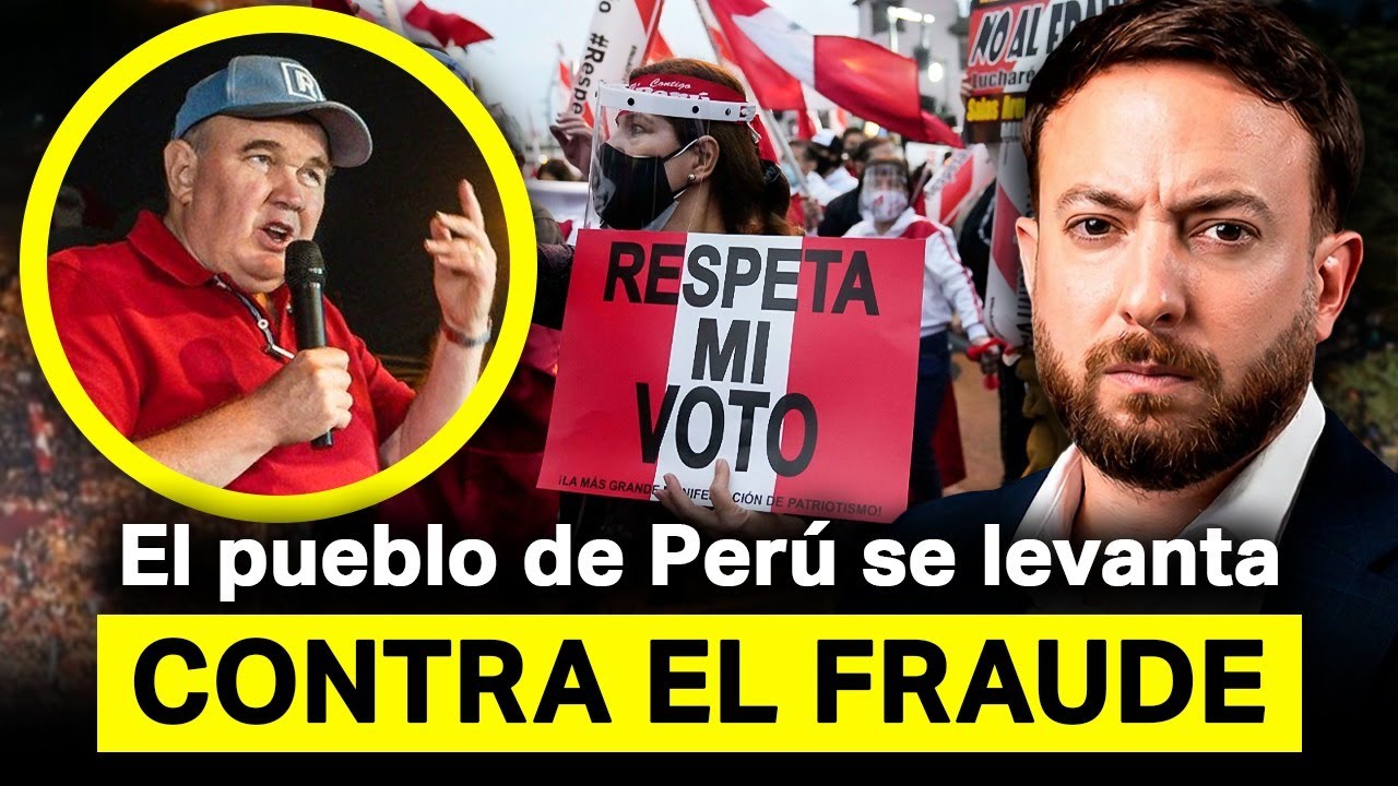 🚨 IMPRESIONANTE MARCHA EN PERÚ: Piden Repetir las Elecciones | Agustín Laje