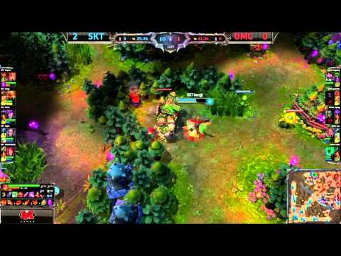 SKT vs OMG LoL All Star Final Game 3 Highlights   OMG vs SKT T1 K All Star 2014 Grand Final