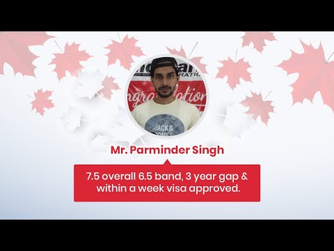 Mr. Parminder Singh Got Canada Study Visa For University Canada West