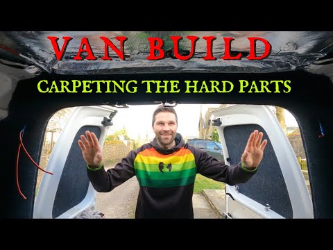 VAN BUILD CARPETING - VW Caddy Maxi Micro Camper Conversion - Van Life Tour RV