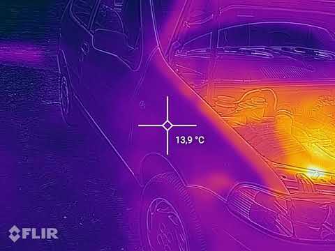 Cat S61 Flir Camera en motor de Fiat Palio!
