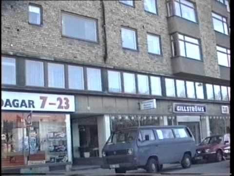 Rundtur med bil i Örebro 1991