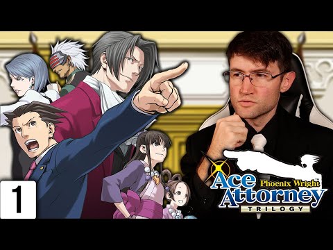 Phoenix Wright: Ace Attorney Trilogy Blind Playthrough || Part 1: Phoenix Wright, Attorney at Law!!!