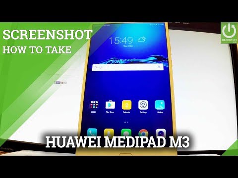 How to Take Screenshot in HUAWEI MediaPad M3 - Edit / Share Screenshots