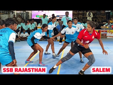 SSB Rajasthan vs KAKC Salem All India Open Kabaddi Tournament Oddanchatram Tamilnadu