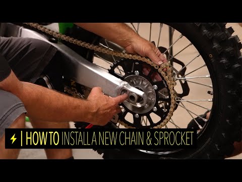 How To Install A New Sprocket & Chain! | Dennis Kirk Tech Tip