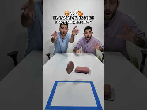Juego para Escoger la Comida 🍔🌭😱 #sisomosgemelos #juegos #recetas #challenge #retos