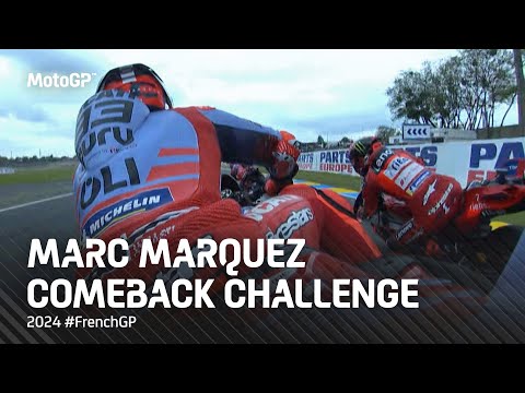 13th ⏩ 2nd from Marc Marquez' onboard ???? | 2024 #FrenchGP