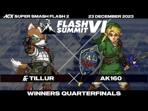 Tillur (Fox) vs AK160 (Link) - Winners Quarterfinals - Flash Summit VI
