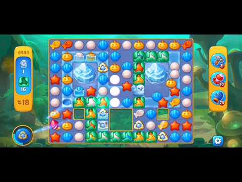 Fishdom 6444 Hard Level - NO 💣🧨💥