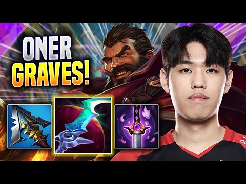ONER DESTROYING WITH GRAVES! - T1 Oner Plays Graves JUNGLE vs Nidalee! | Season 2022