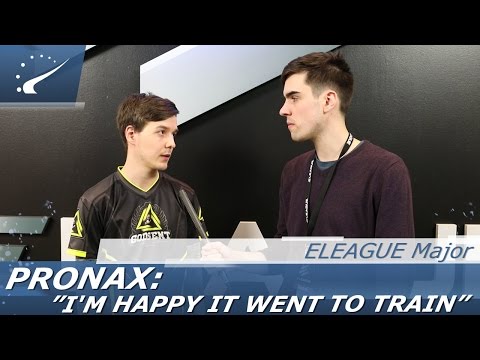 pronax: "I'm happy it went to Train" - ELEAGUE Major