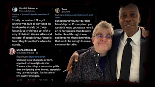 Patton Oswalt ATTACKED For Picture With Dave Chappelle - Reporter Gets RACIST Voicemail | # 978